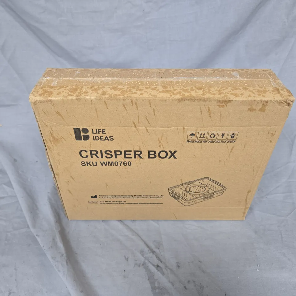 LIFE IDEAS CRISPER BOX – FRIDGE STORAGE INSERT, SKU WM0760 (BOXED)