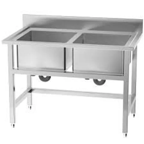 BOXED BABOAN KITCHEN SINK - SILVER (1 BOX)