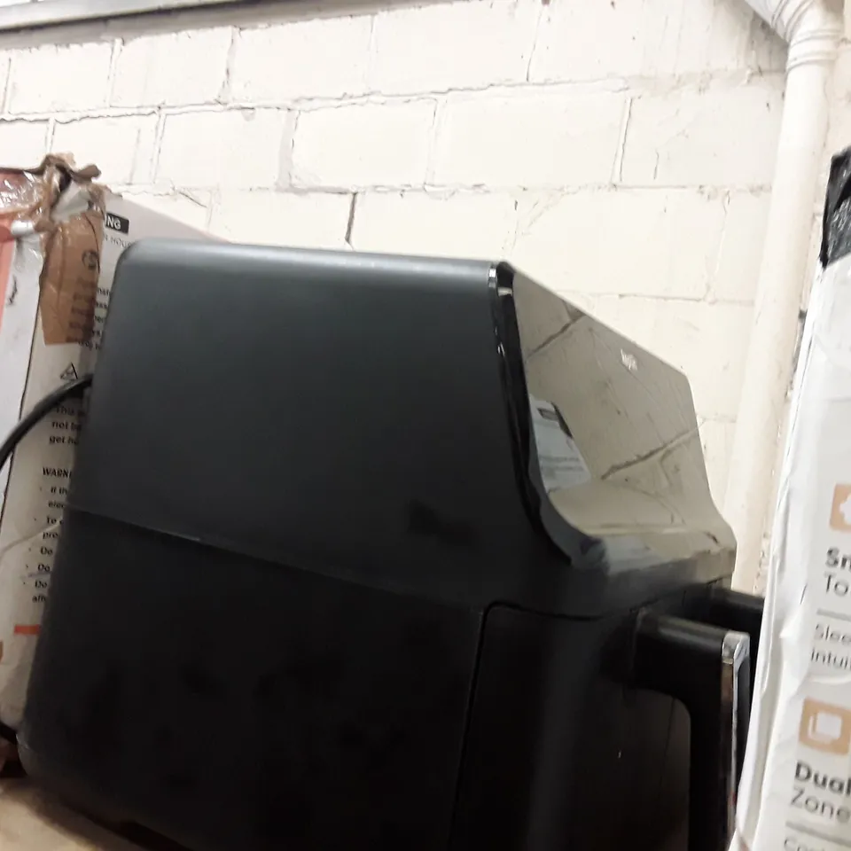 UNBOXED KEPLIN AIR FRYER WITH DUAL COOKING ZONES BLACK COLOUR