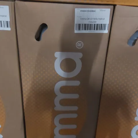 BRAND NEW BOXED EMMA UK V2 HELIX HYBRID 150 x 200 KING SIZE MATTRESS 