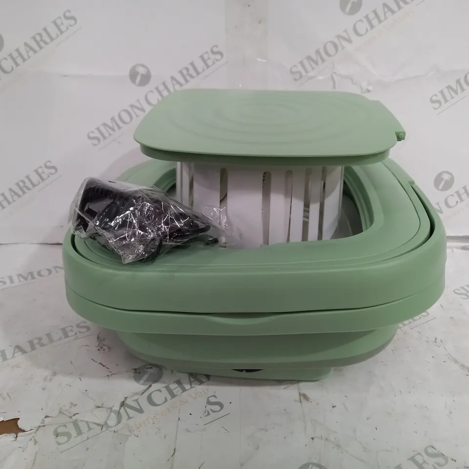 BOXED MULTI-FUNCTION FOLDING WASHING MACHINE IN GREEN (MLSC-01)