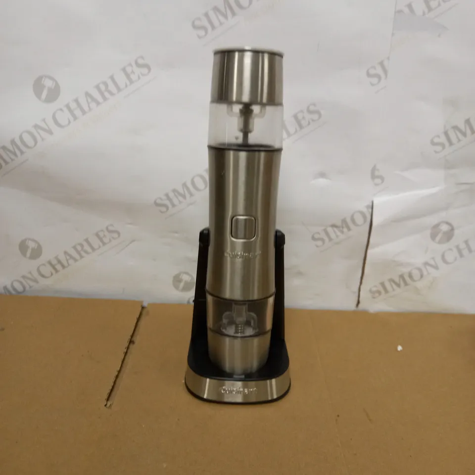 CUISINART RECHARGEABLE SEASONING MILL ELECTRIC SALT & PEPPER GRINDER