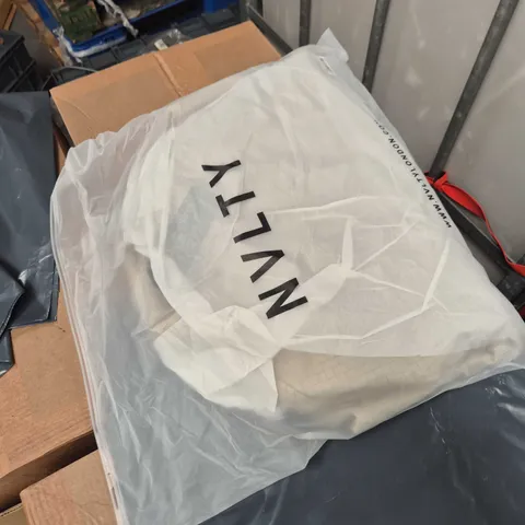 NVL INTERLOCK AVIATOR JACKET - IVORY - SMALL (UK S)
