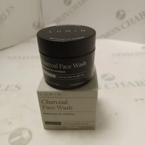 LUMIN CHARCOAL FACE WASH/CLEANSER 50ML
