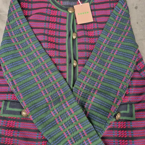 BODEN HOLLY KNITTED JACKET IN MULTI SIZE UK 8
