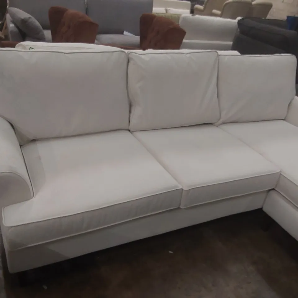 QUALITY DESIGNER FABRIC UPHOLSTERED CORNER SOFA