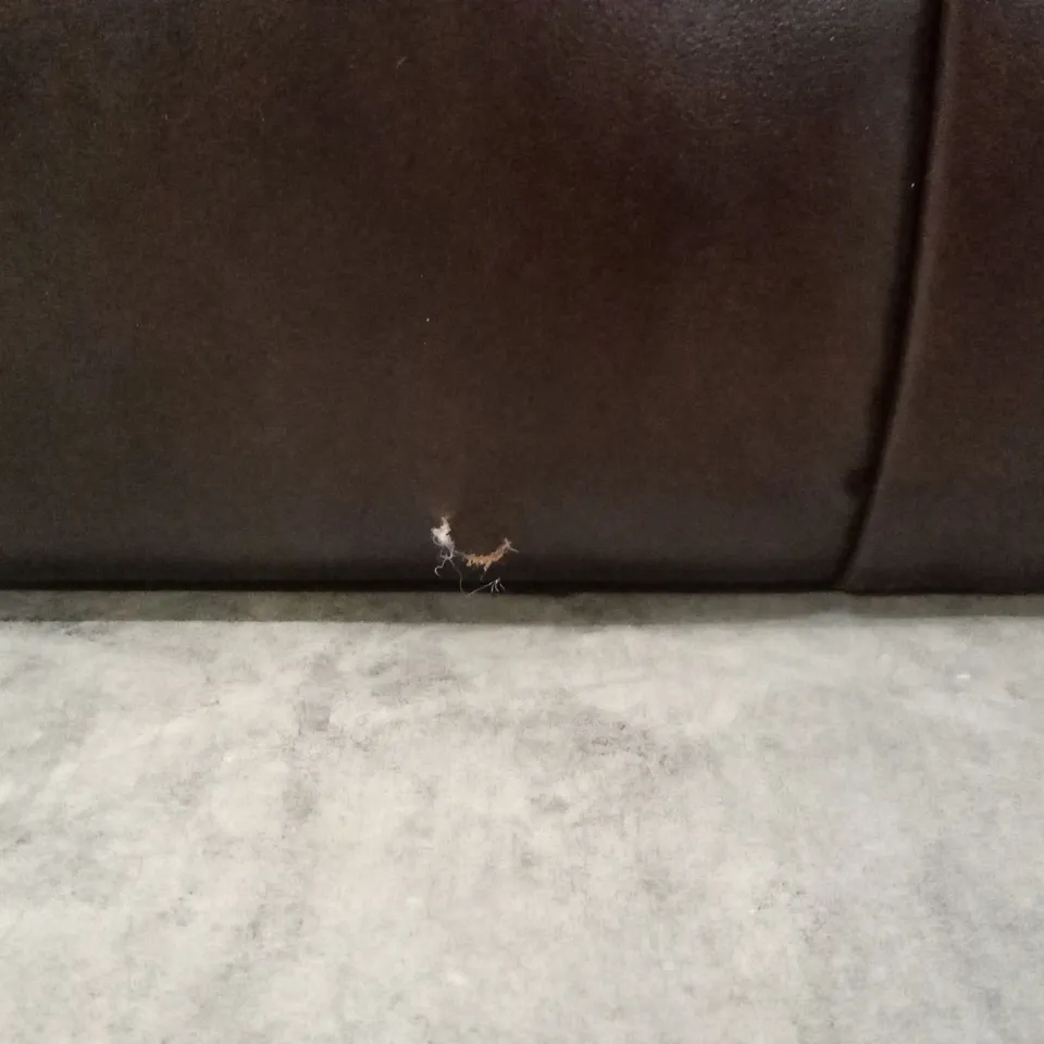 BAILEY LEATHER ARMCHAIR - CHOCOLATE RRP £699