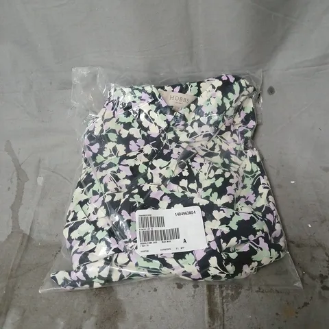 HOBBS ESME DRESS NAVY MULTI SIZE 10