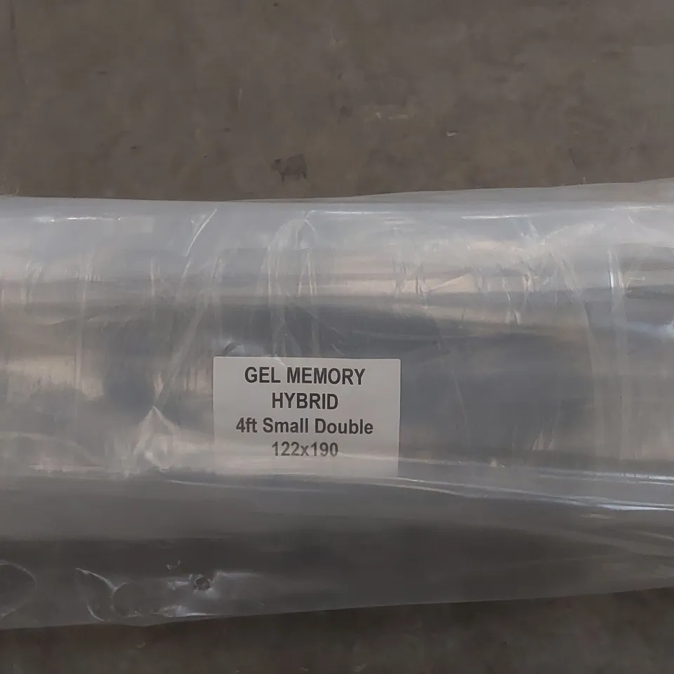 BRAND NEW BAGGED AND ROLLED GEL MEMORY HYBRID MATTRESS - 4FT SMALL DOUBLE