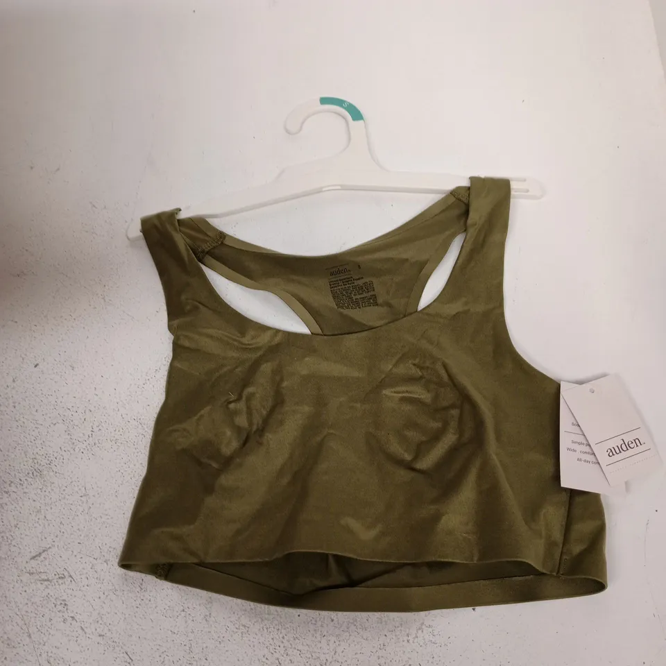 BOX OF APPROXIMATELY 12 KHAKI BRALETTES IN ASSORTED SIZES