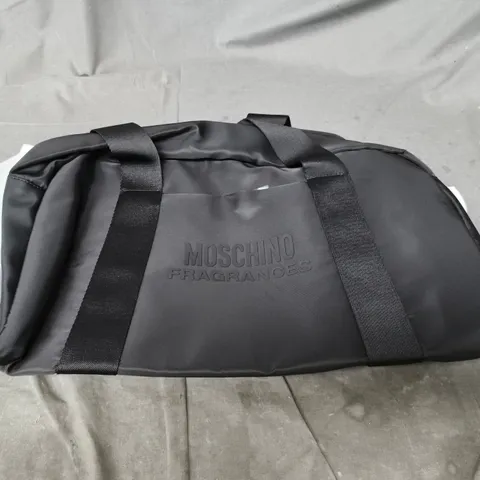 MOSCHINO FRAGRANCES BLACK DUFFLE BAG