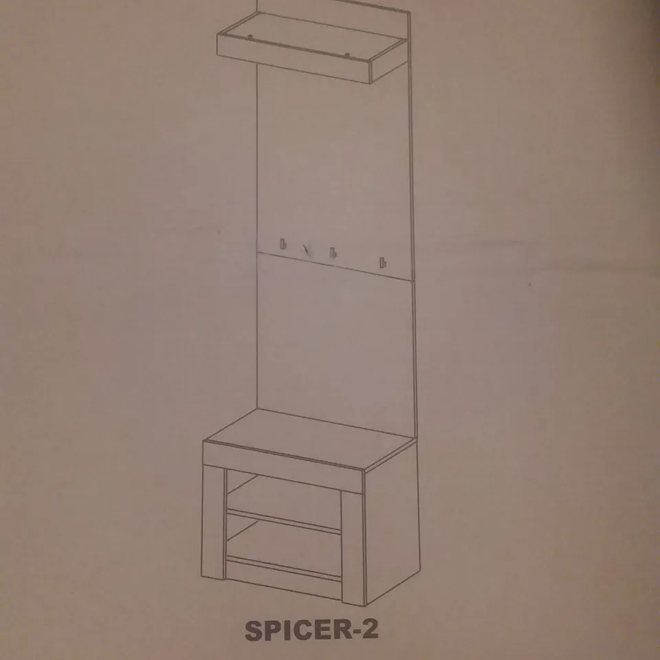 SPICER-2 HALL STAND 