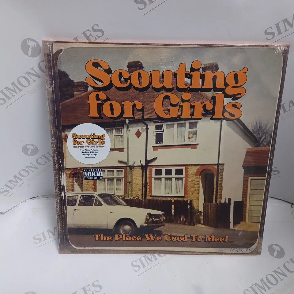 SEALED SCOUTING FOR GIRLS THE PLACE WE USED TO MEET - LIMITED EDITION ORANGE VINYL