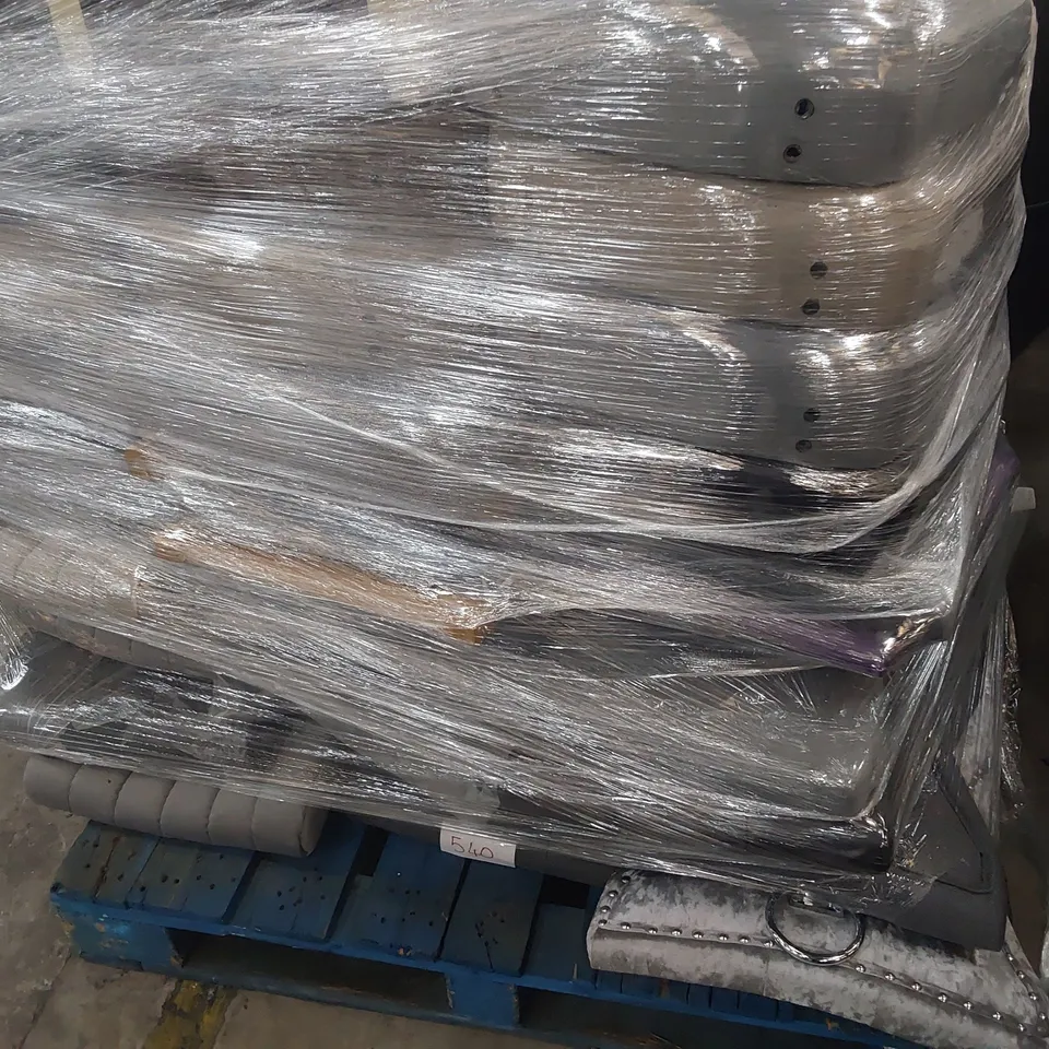 PALLET OF ASSORTED DINING CHAIR PARTS