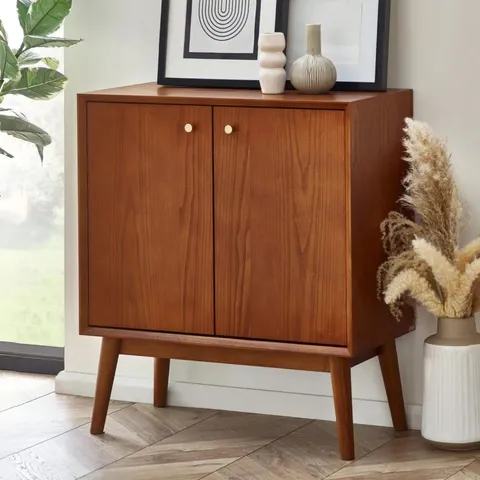 BOXED JULIAN BOWEN LOWRY SMALL SIDEBOARD - ACORN (1 BOX)