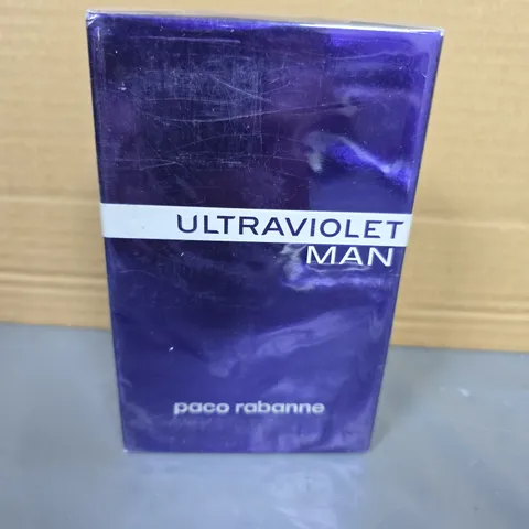 BOXED PACO RABANNE ULTRAVIOLET MAN 100ML EAU DE TOILETTE SPRAY