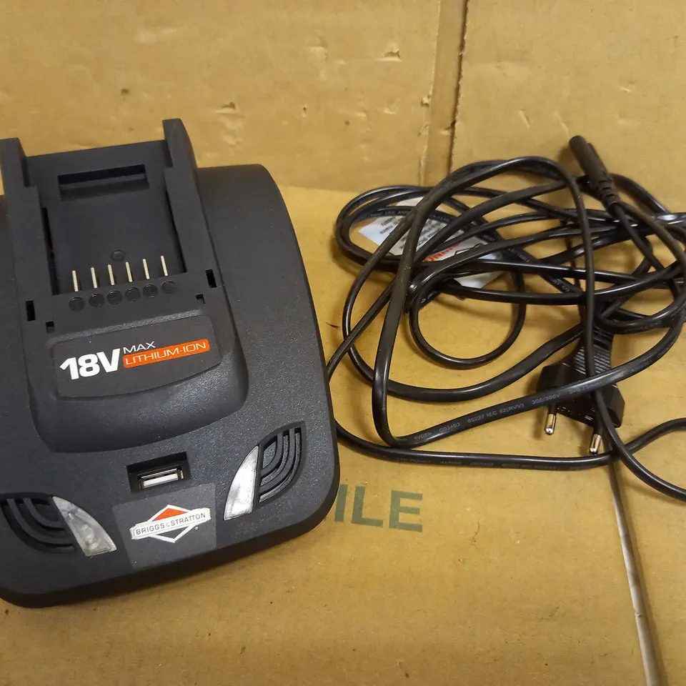 BRIGGS & STRATTON LI-ION RECHARGEABLE BATTERY CHARGER