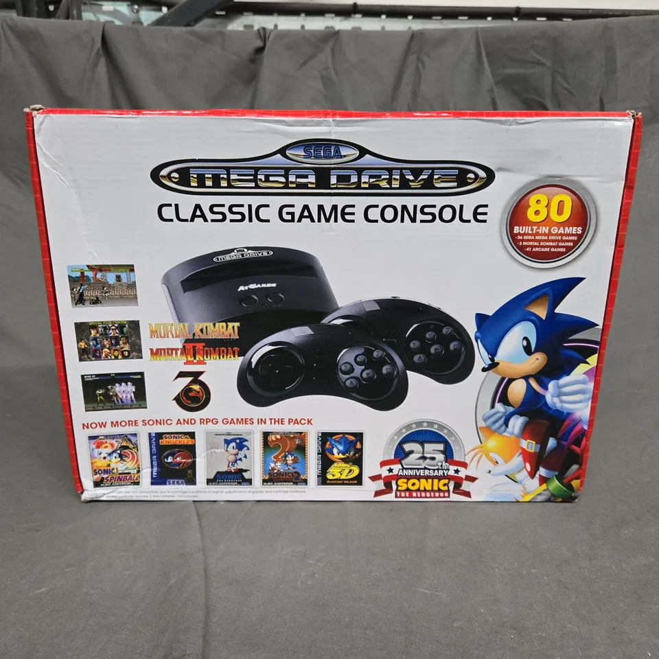 BOXED SEGAMEGA DRIVE CASSIC GAME CONSOLE 