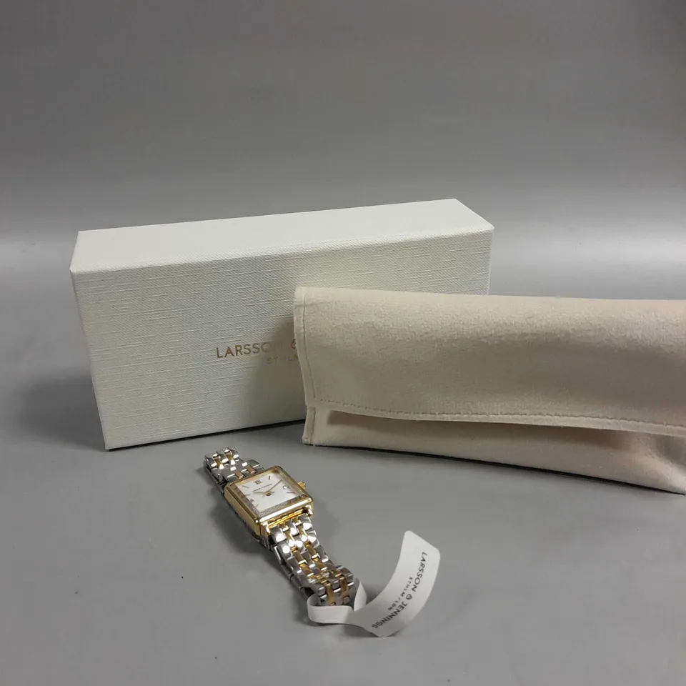 LARSSON & JENNINGS BOYFRIEND MINI ELEVATE MIXED GOLD WATCH 