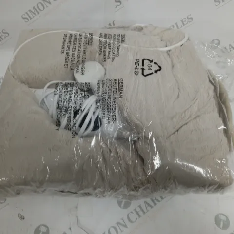 BOXED COZEE HOME HEATED BLANKET IN STONE