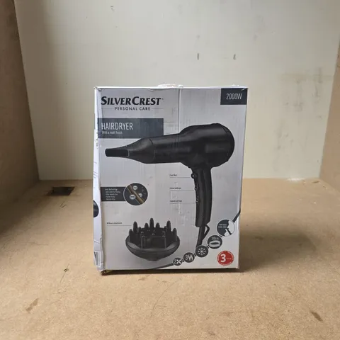 SILVER CREST PERSONAL CARE HAIRDRYER BOXED