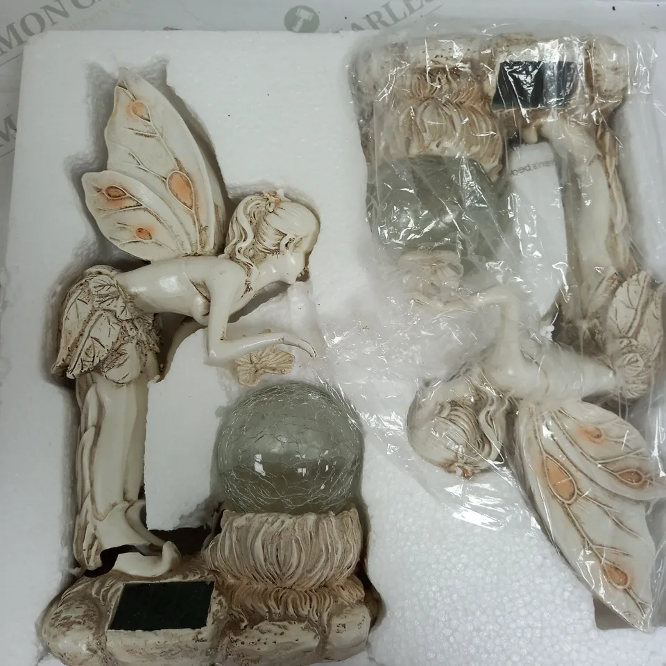 GARDEN REFLECTIONS SET OF 2 SOLAR FAIRIES