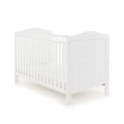 BOXED OBABY WHITBY COT BED - WHITE (1 BOX)