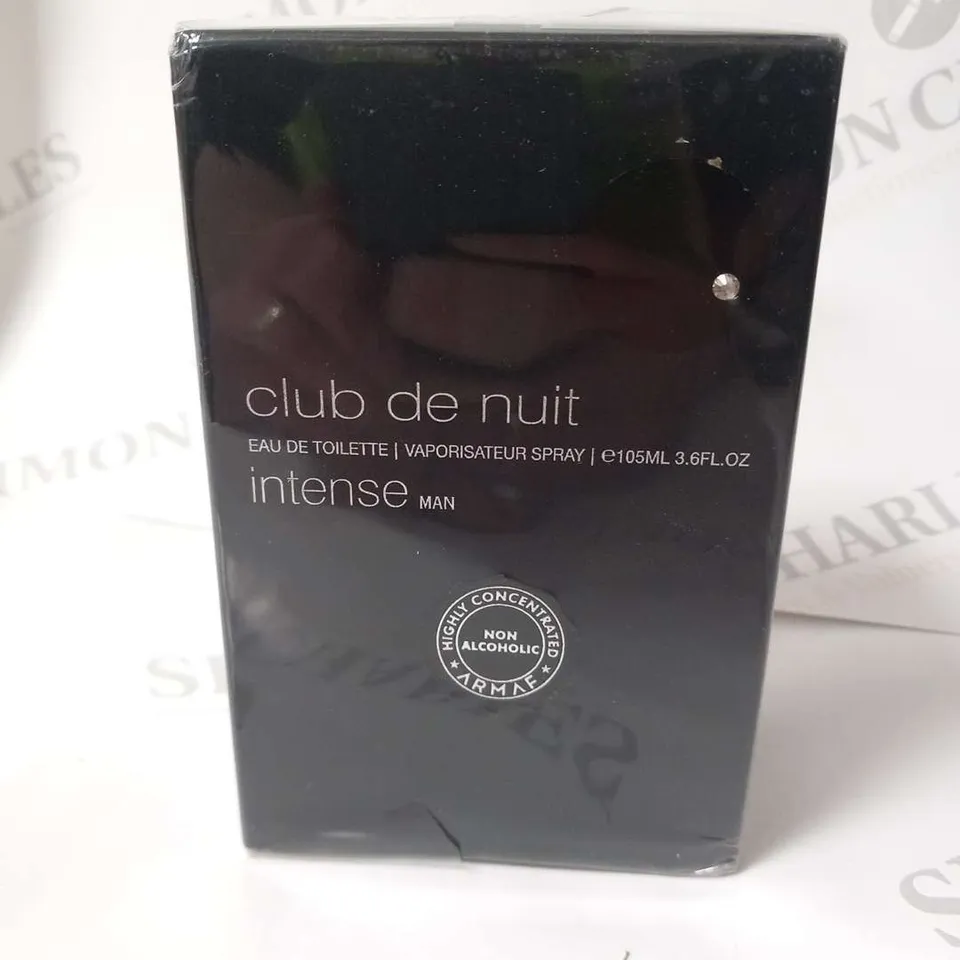 BOXED AND SEALED CLUB DE NUIT EAU DE TOILETTE INTENSE MAN 105ML