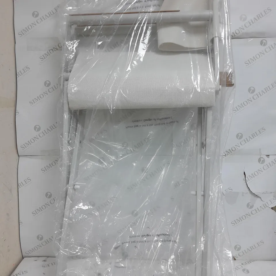 MY GARDEN STORIES SET OF 2 FOLDING DIRECTOR CHAIRS IN PEBBLE - COLLECTION ONLY