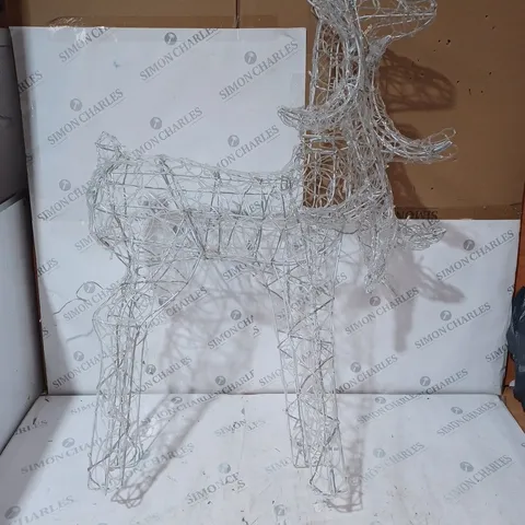 BOXED LIGHT UP FESTIVE RAINDEER