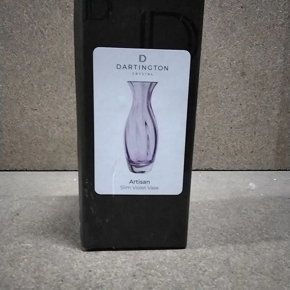 BOXED ARTISAN COLLECTION SLIM VASE TEAL (1BOX)