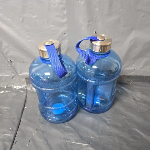 2 1.9L GYM BOTTLES IN BLUE