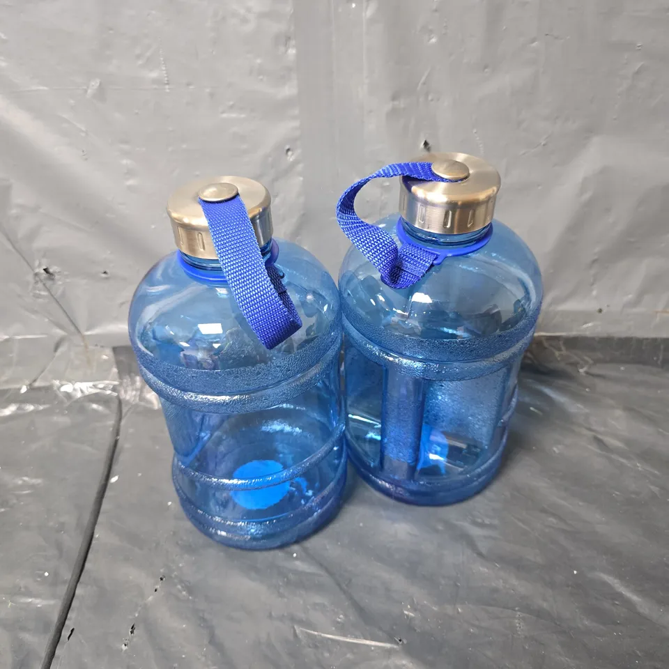2 1.9L GYM BOTTLES IN BLUE