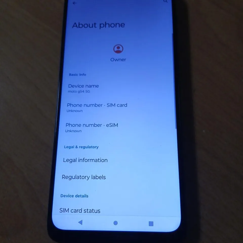 MOTOROLA MOTO G54 5G SMARTPHONE – BLACK