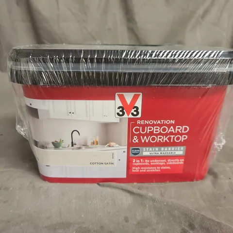 V33 RENOVATION COTTON SATINWOOD CUPBOARD & CABINET PAINT