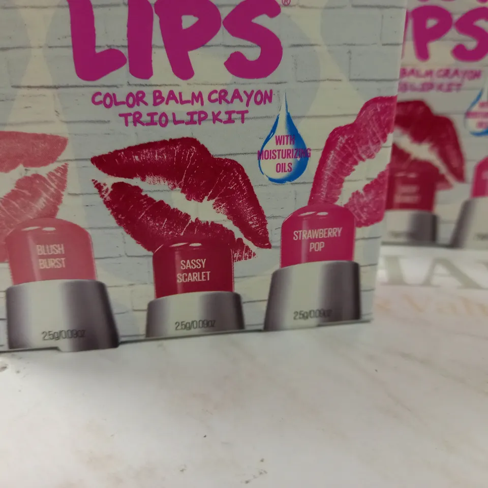MAYBELLINE BABY LIPS COLOR BALM CRAYON TRIO LIP KIT x3