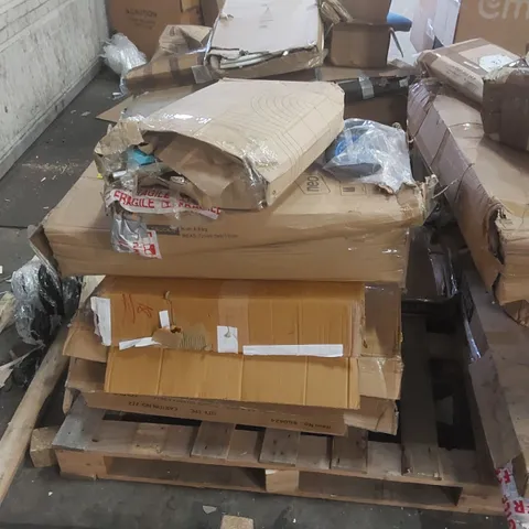 PALLET CONTAINING ASSORTED FURNITURE PARTS/CONSUMER PRODUCTS ECT
