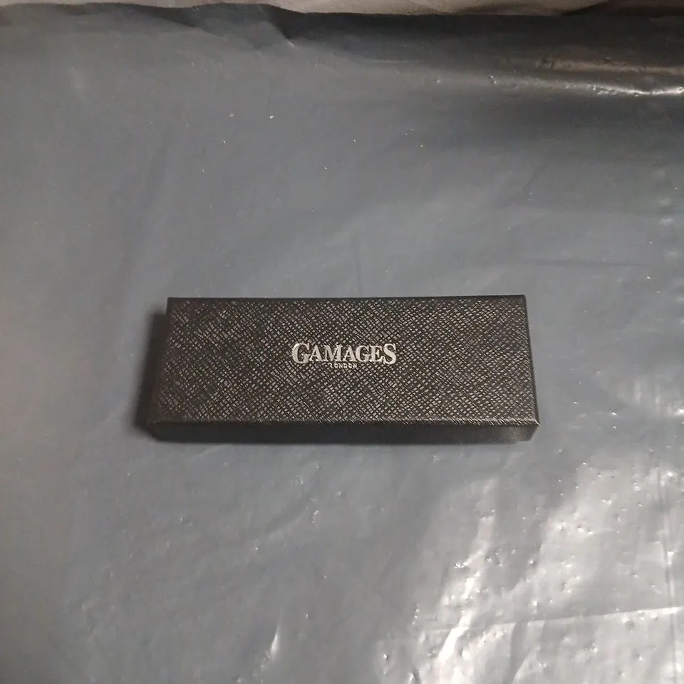 GAMAGES LONDON PEN – BLACK WITH GOLD TRIM (BOXED)