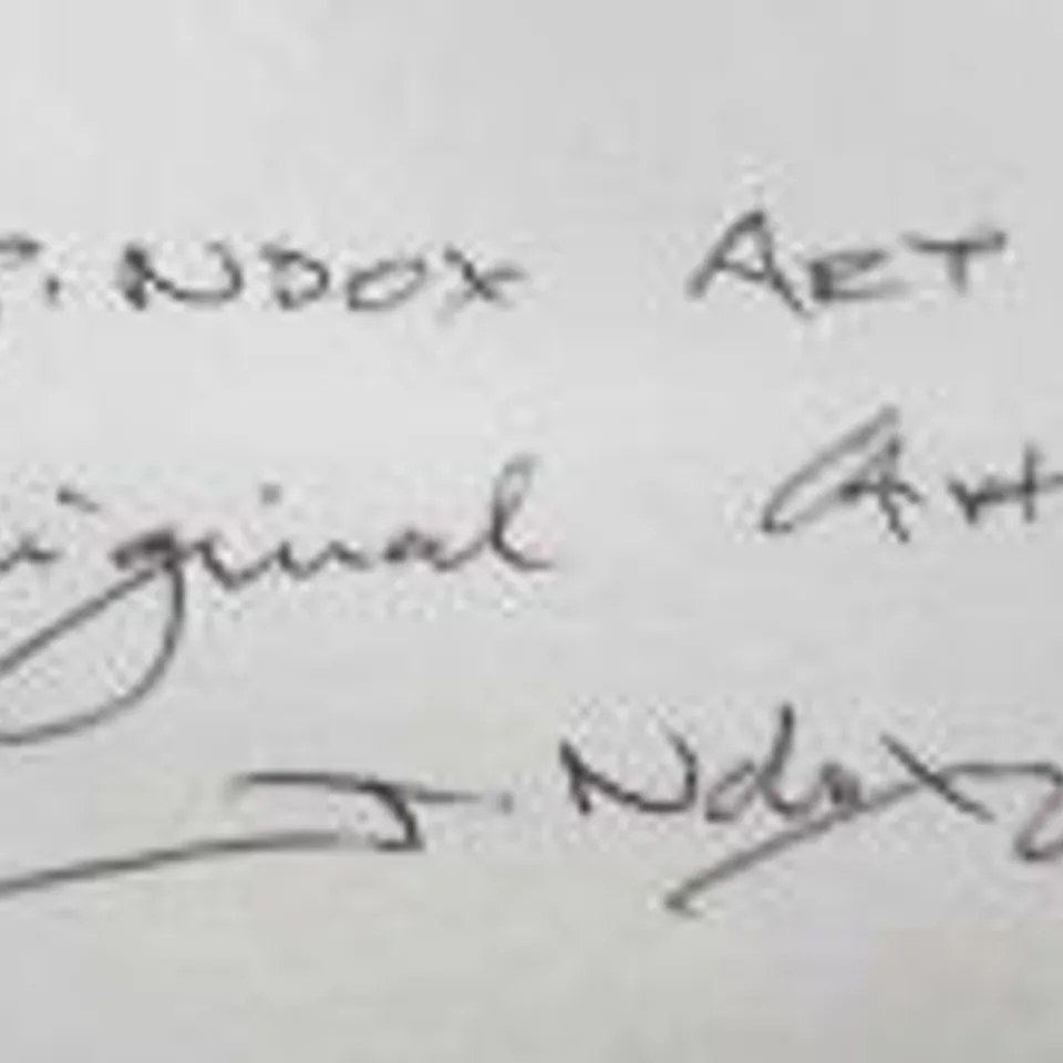 THREE ASSORTED JNDOX SIGNED ORIGINAL ARTWORKS TO INCLUDE; #1561 AND #1563 