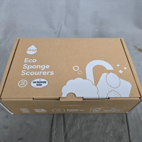 ECO SPONGE SCOURERS – 12 PACK