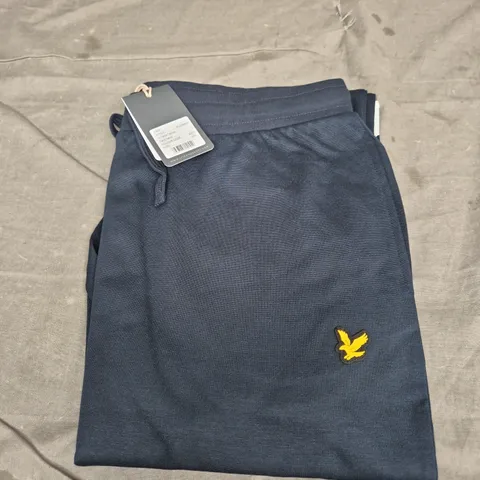 LYLE & SCOTT FLY FLEECE TRACKIES - DARK NAVY - SIZE XXL