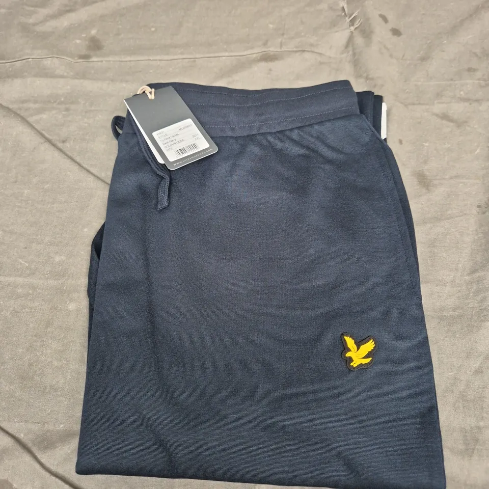 LYLE & SCOTT FLY FLEECE TRACKIES - DARK NAVY - SIZE XXL