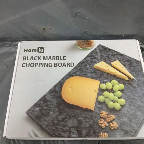 BOXED HOMIU BLACK MARBLE CHOPPING BOARD 