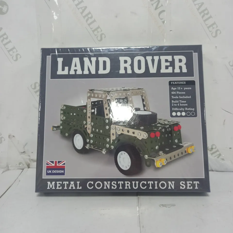 BOXED AND SEALED LAND ROVER METAL CONSTRUCTION KIT