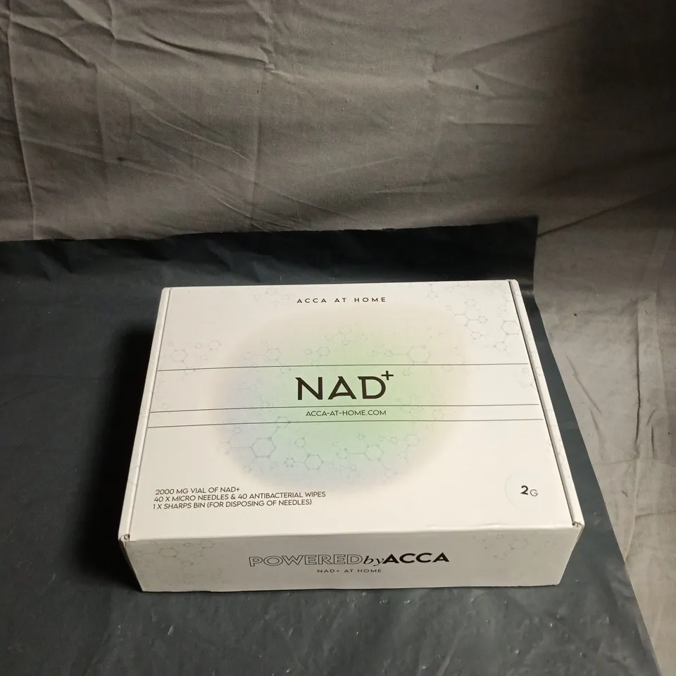 NAD+ AT HOME THERAPY KIT – 2000 MG NAD+ VIAL WITH 40 MICRO-NEEDLES, ANTIBACTERIAL WIPES & SHARPS BIN (ACCA AT HOME)