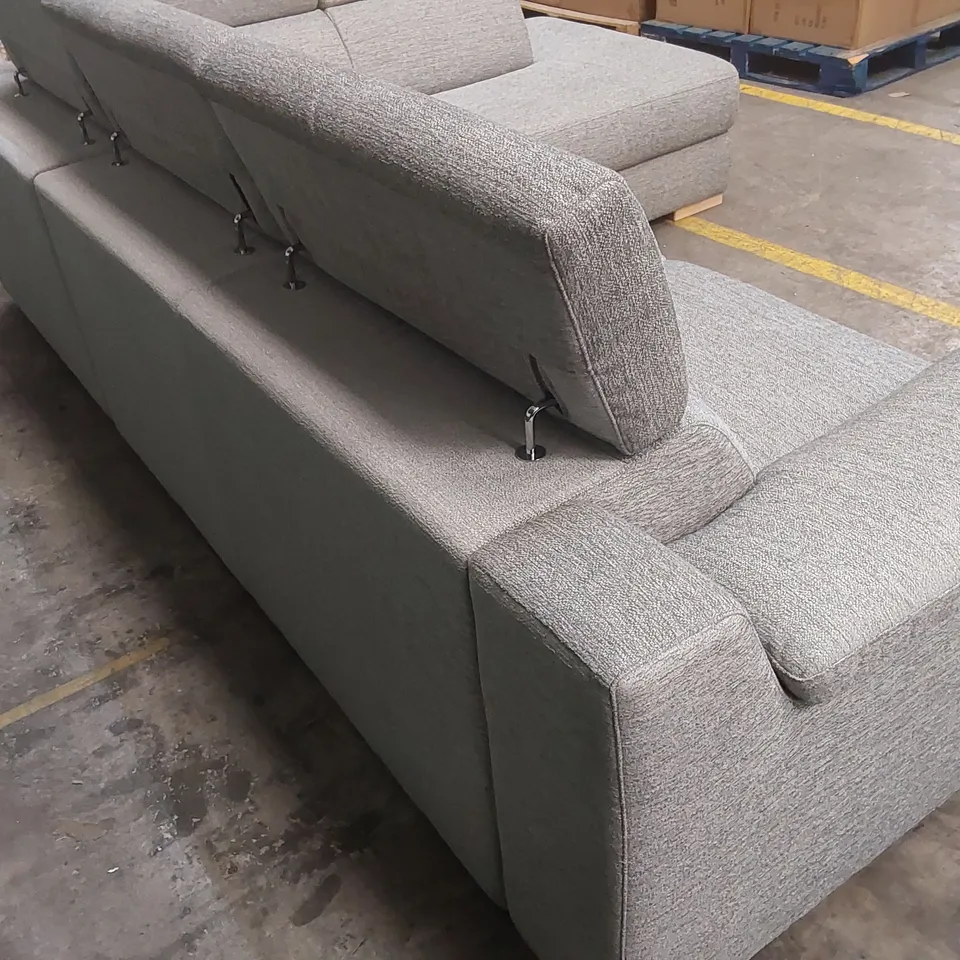 QUALITY DESIGNER ITALIAN MADE RICCARDO FABRIC CORNER SOFA