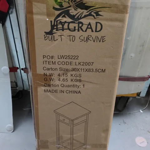 END TABLE WITH DRAWER – BOXED (LK2007) 