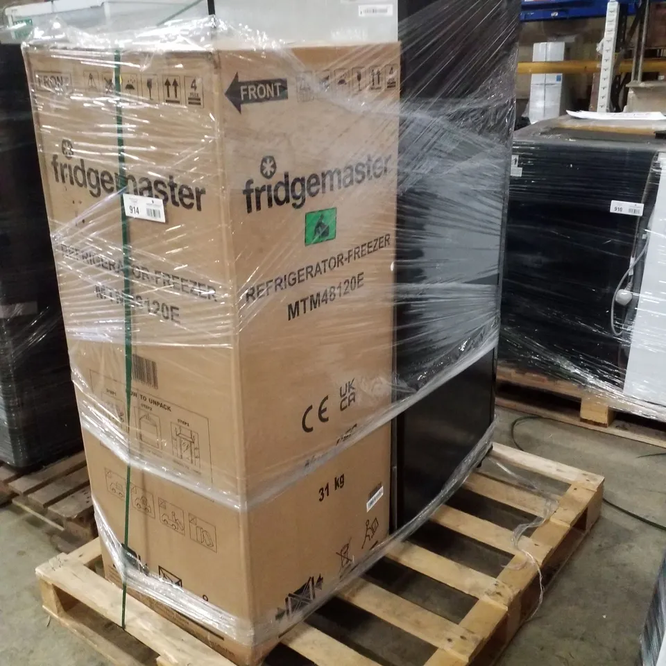 PALLET OF APPROXIMATELY 2 UNPROCESSED RAW RETURN WHITE GOODS TO INCLUDE