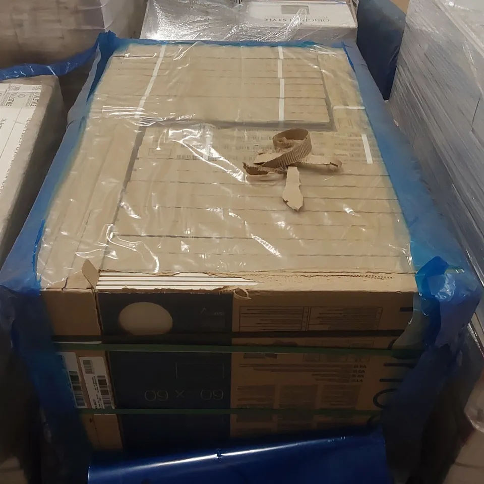 PALLET CONTAINING APPROXIMATELY 27x BOXES OF BRAND NEW 4pcs MINERAL NUDE STRUCTURED 60x60CM TILES