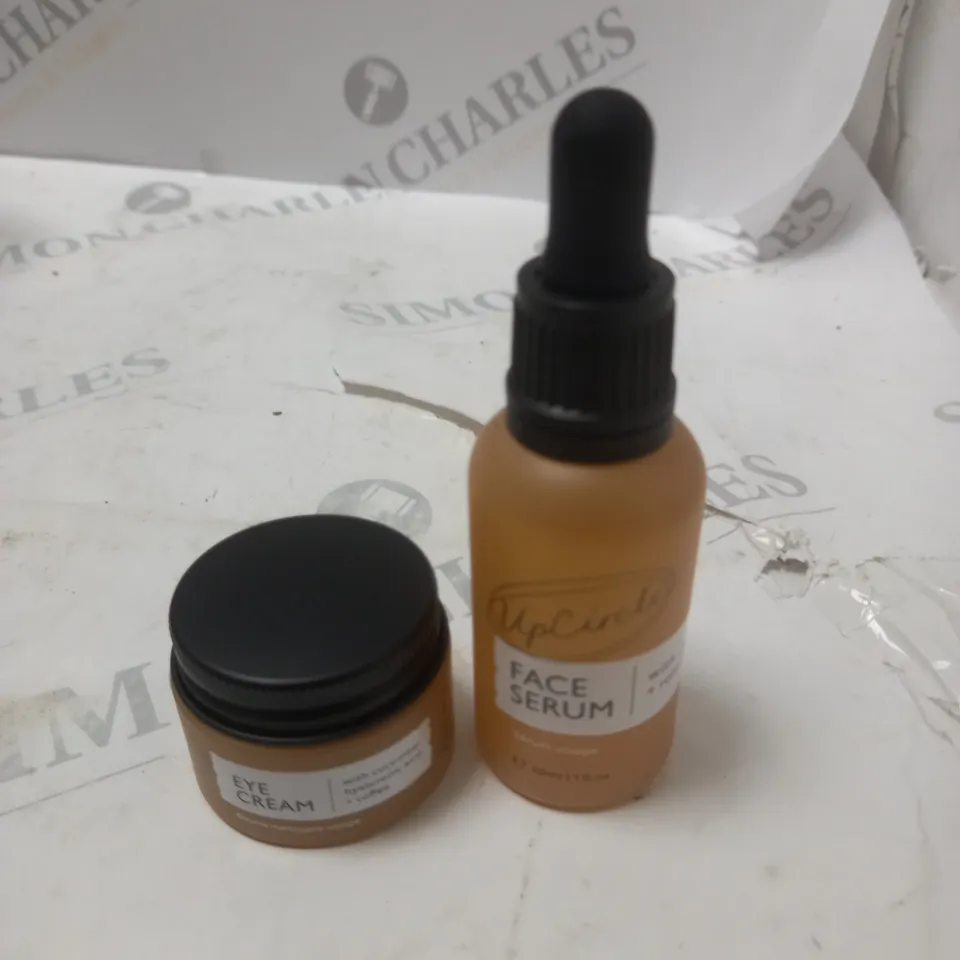 UPCIRCLE BEAUTY CAFFEINATED SKINCARE DUO - FACE SERUM & EYE CREAM